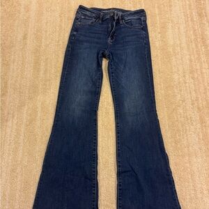 American Eagle Outfitters Dark Blue Flare Jeans